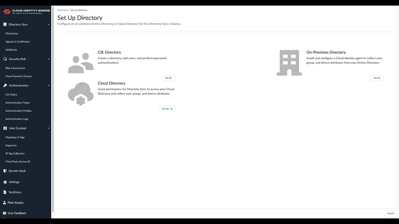 Palo Alto Networks - Cloud Identity Engine (CIE) with 'Certificate Only' Authentication
