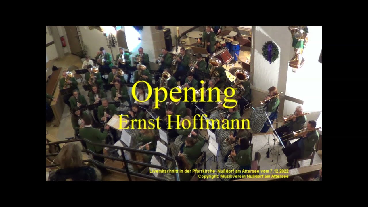 Opening von Ernst Hoffmann