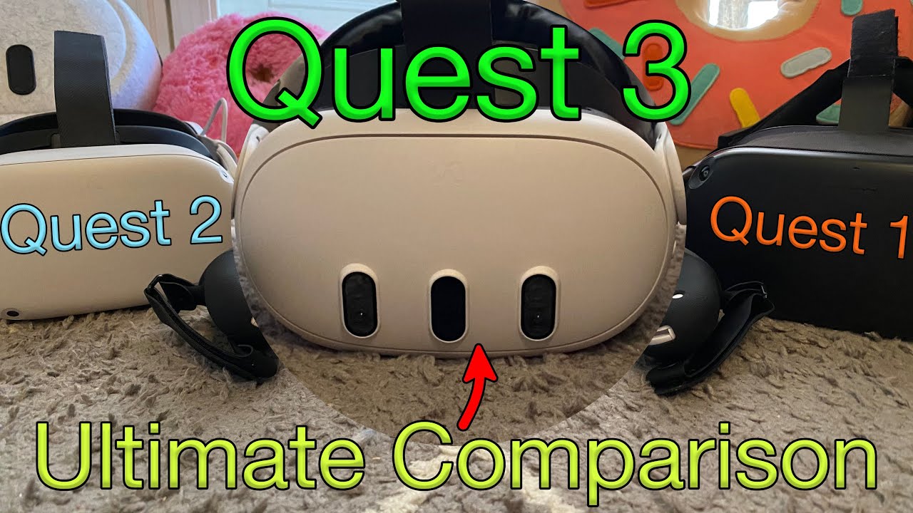 Quest 1 против Quest 2 против Quest 3 — ПОЛНОЕ сравнение...