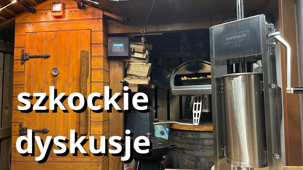 Moja wędzarnia, nowa nadziewarka do kiełbasy.