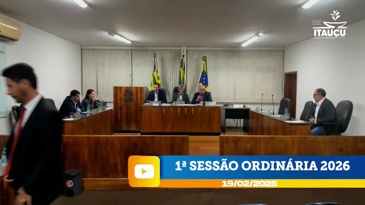 1ª SESSÃO ORDINÁRIA 2026 | 19.02.26