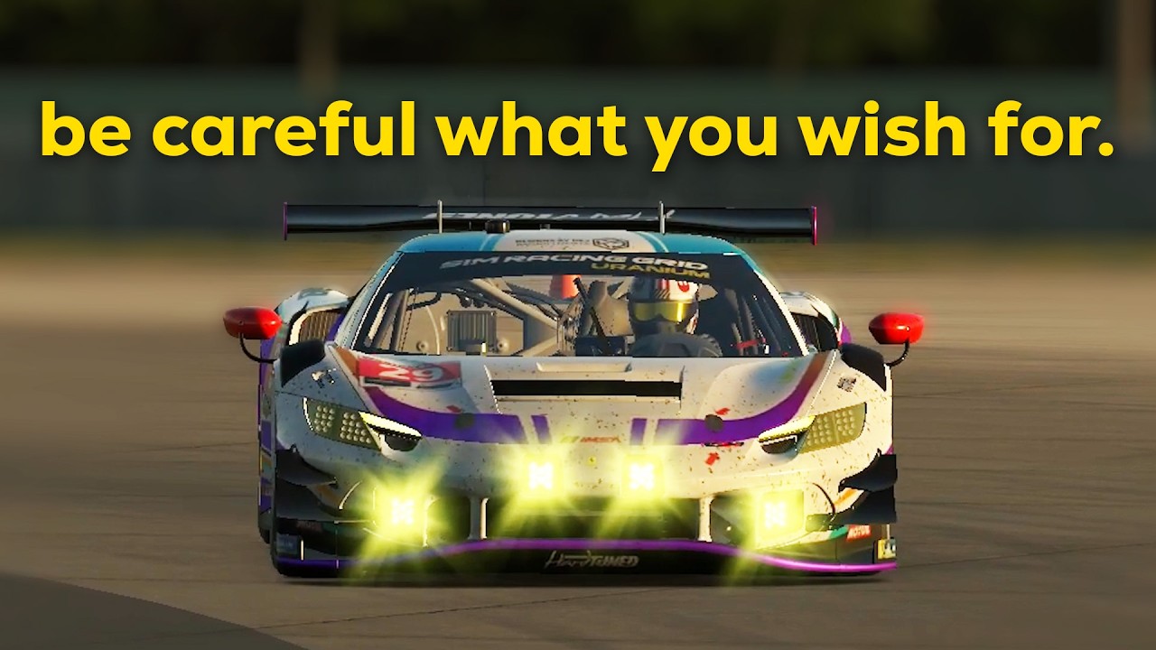 Я попробовал iRacing Sebring 12Hr.