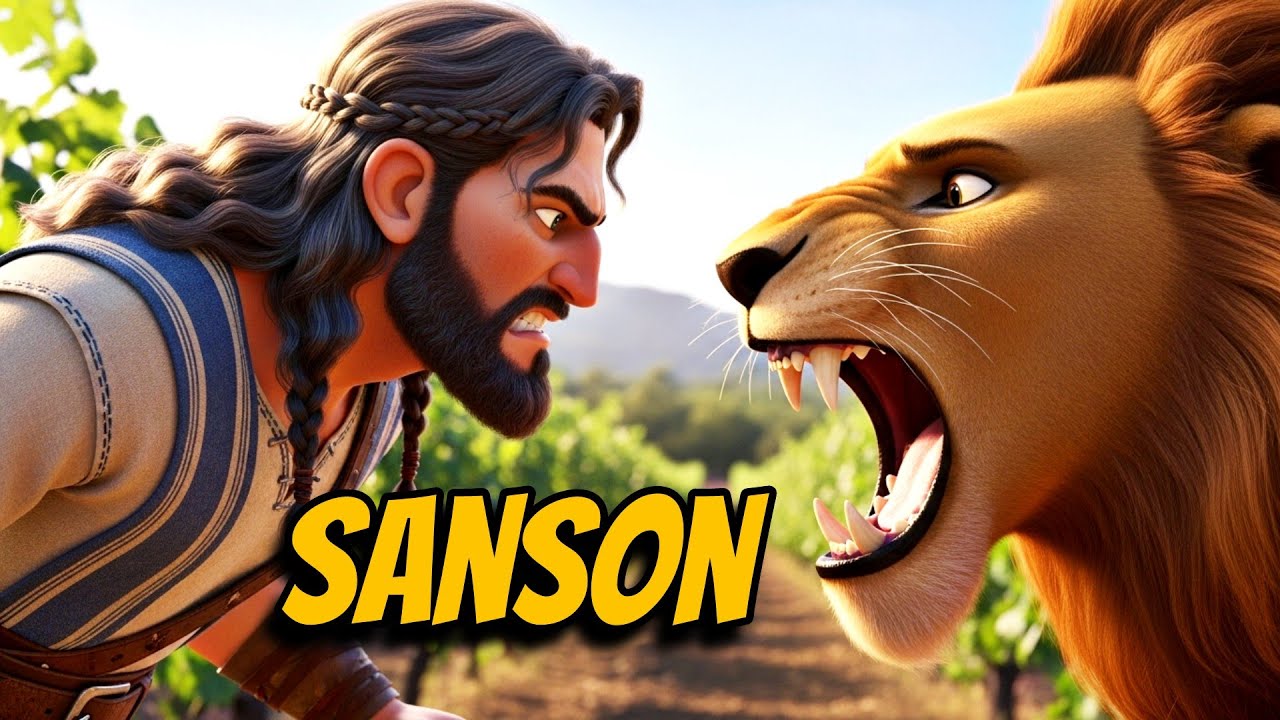 LA HISTORIA DE SANSÓN 💪⚡🦁|| El JUEZ DE ISRAEL  | Dibujos Cristianos Animados