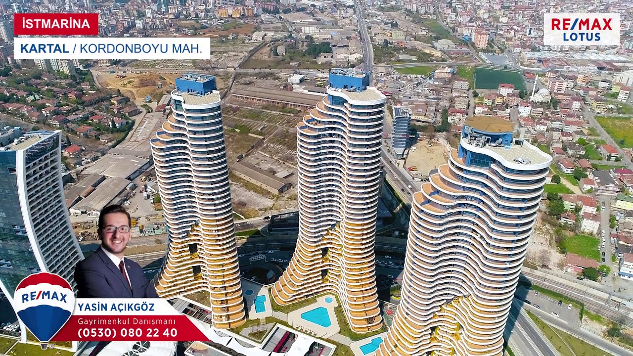 Kartal İSTMARİNA Sitesi C BLOK 238m2 3+1 11.kat Büyük Teraslı