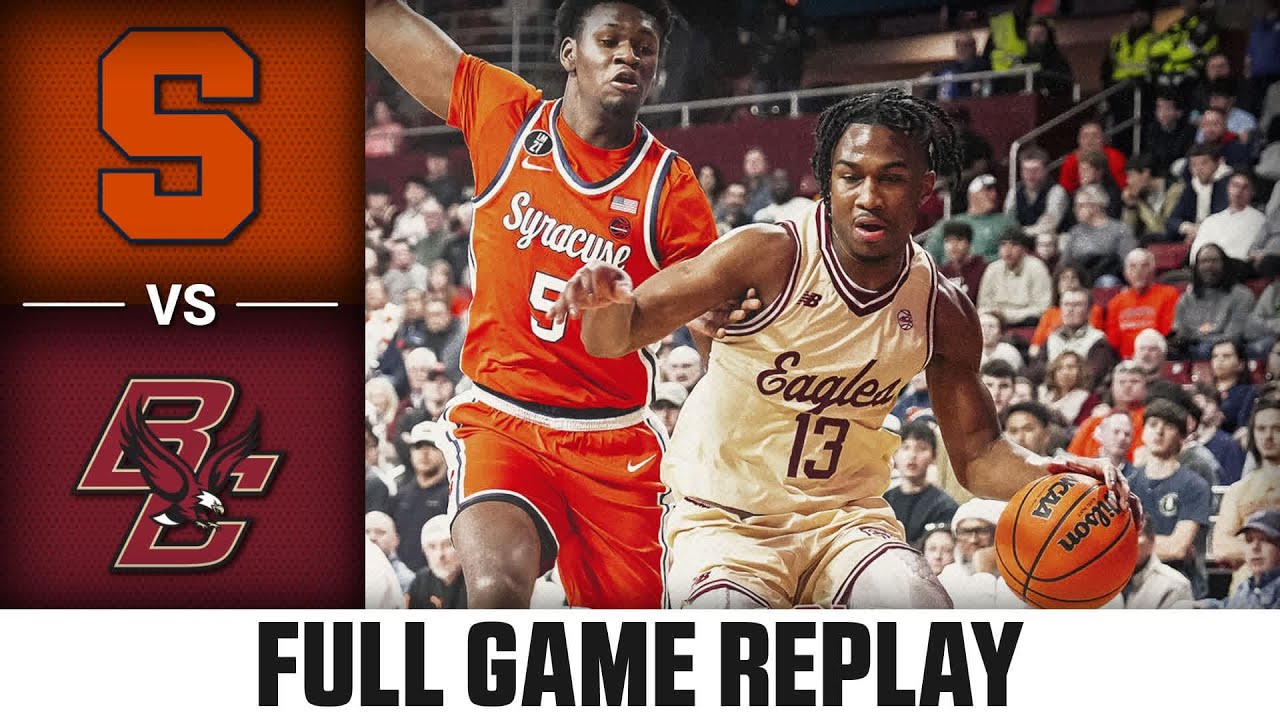Syracuse vs. Boston College Full Game Replay | 2025-26 ACC Men's Basketball