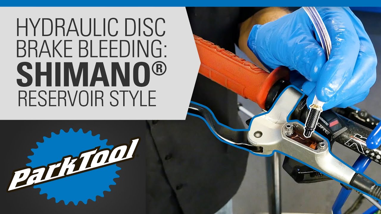 Как прокачать гидравлические тормоза — Shimano® Reservoir Style