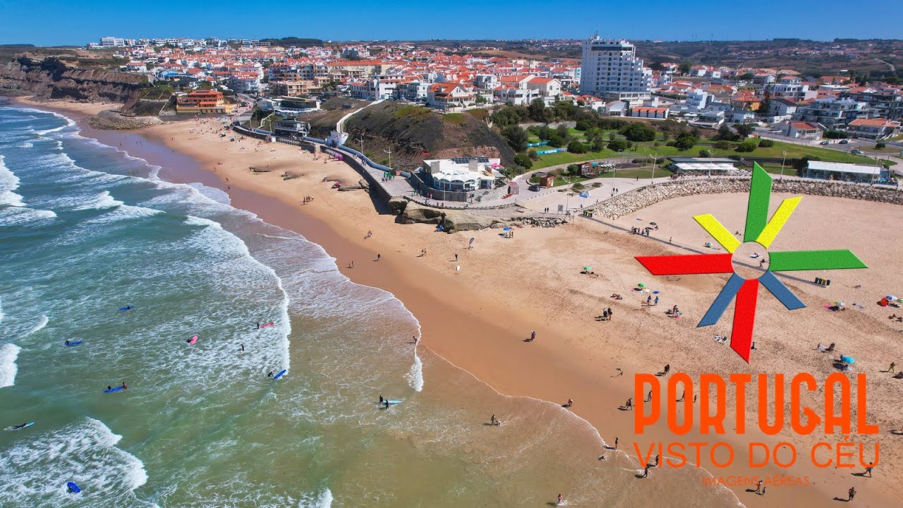 One of the most beautiful on the Silver Coast ⛱️ Praia da Areia Branca🏄‍♂️ Lourinhã - 4K UltraHD
