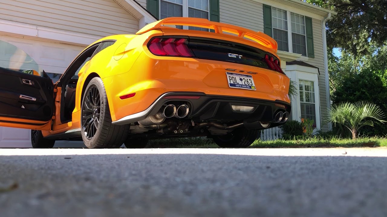 2018 Mustang GT with SVE X-Pipe + Roush Axle-Back