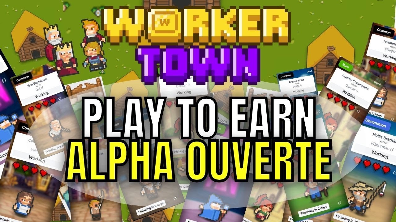 WORKER TOWN ce jeu crypto est un Bomb Crypto en RPG (Alpha publique disponible !)