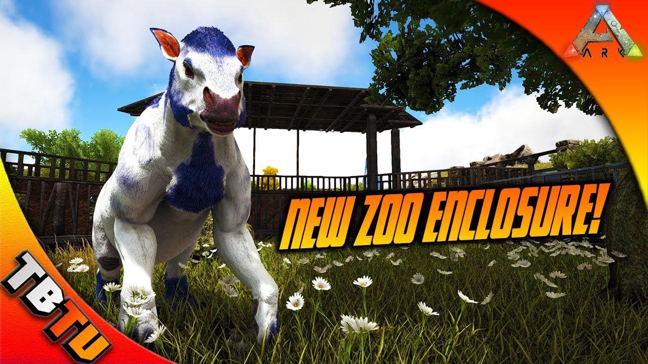 ARK CHALICOTHERIUM BREEDING COMPETITION! CHALICOTHERIUM ZOO ENCLOSURE! Ark Survival Evolved Zoo