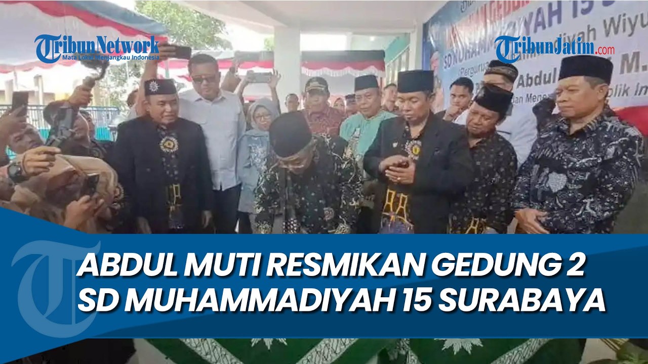 DIRESMIKAN MENDIKDASMEN RI ABDUL MUTI, Gedung 2 SD Muhammadiyah 15 Surabaya