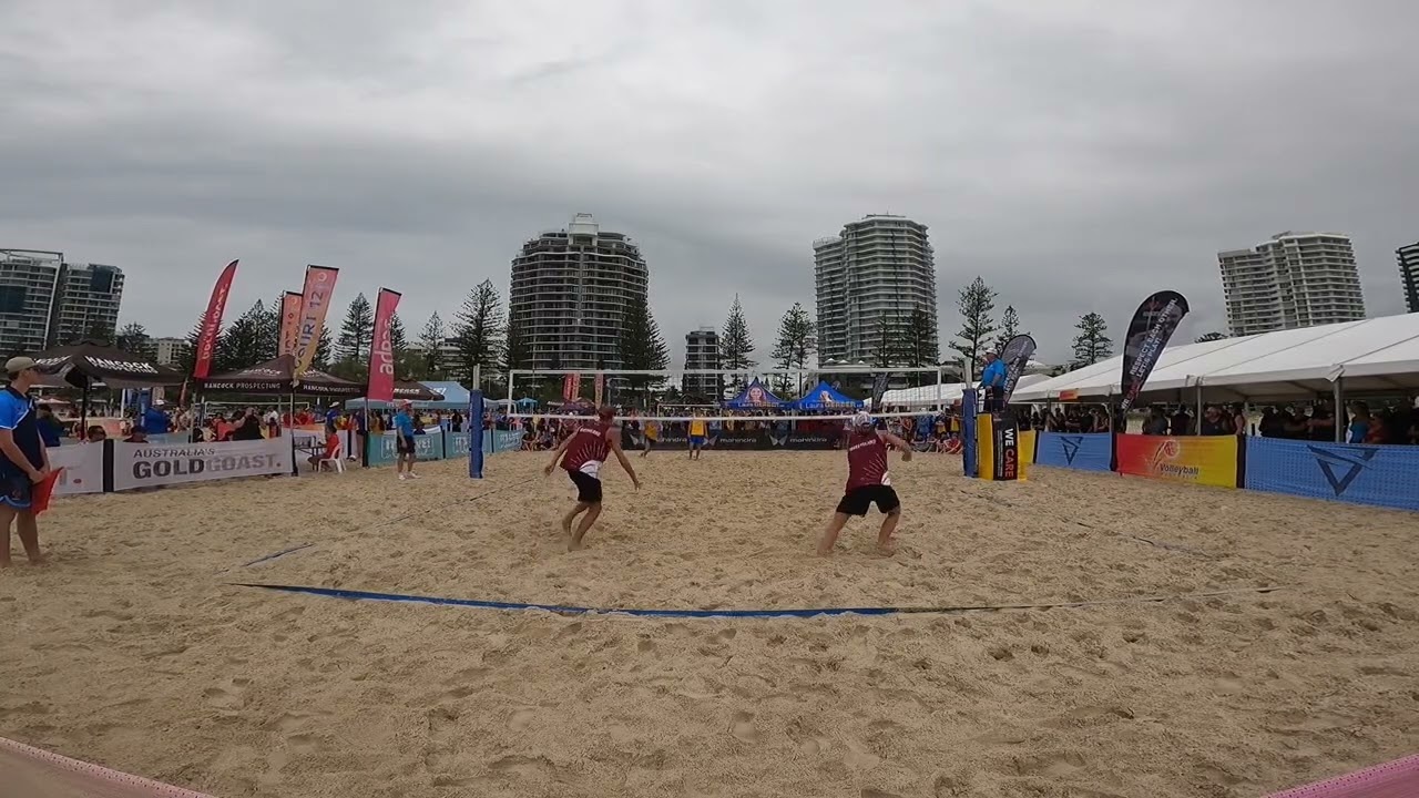 Grocott/Bergemann vs Baker/Beard U18 Australia Gold Medal Match