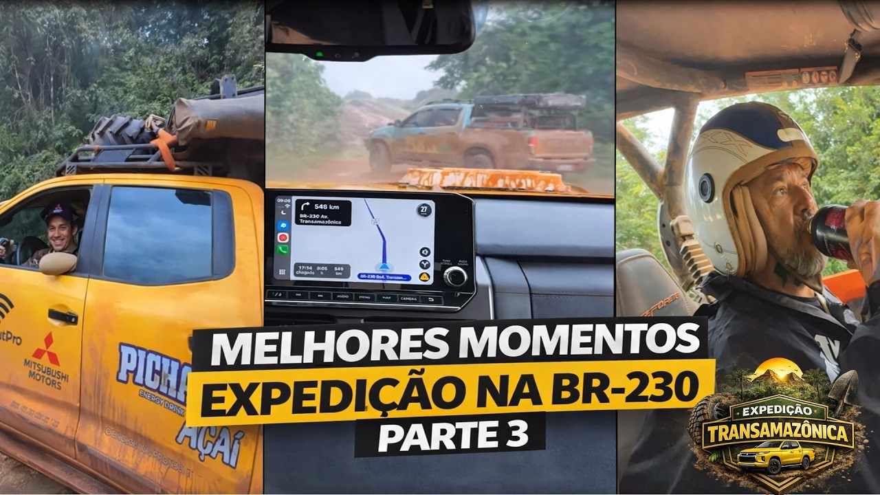 Richard e Ricardinho cruzando a BR-230 – Expedição Parte 3 #4x4 #ricardinhoacf #richardrasmussen
