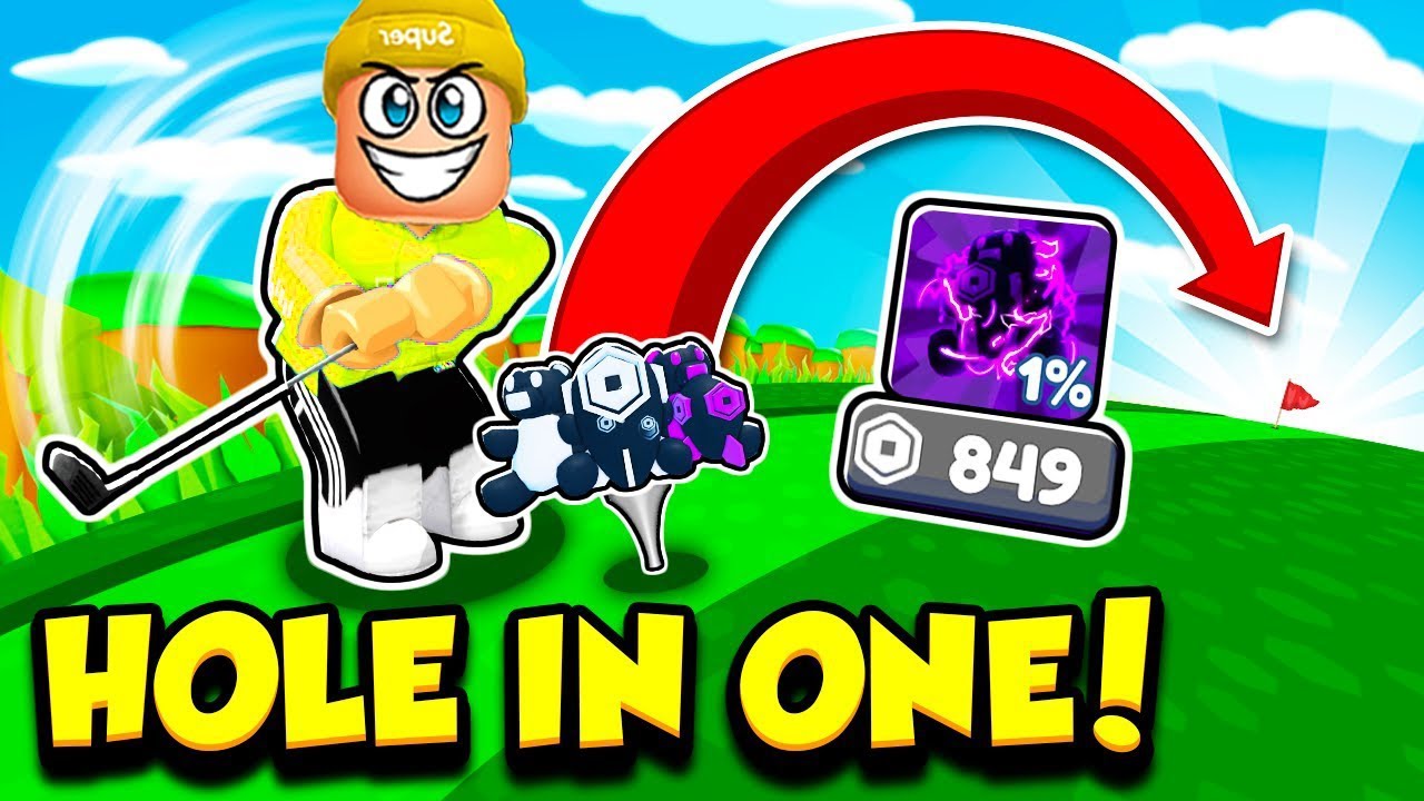 ich TREFFE das LOCH von 1,545,634 METER in ROBLOX GOLF