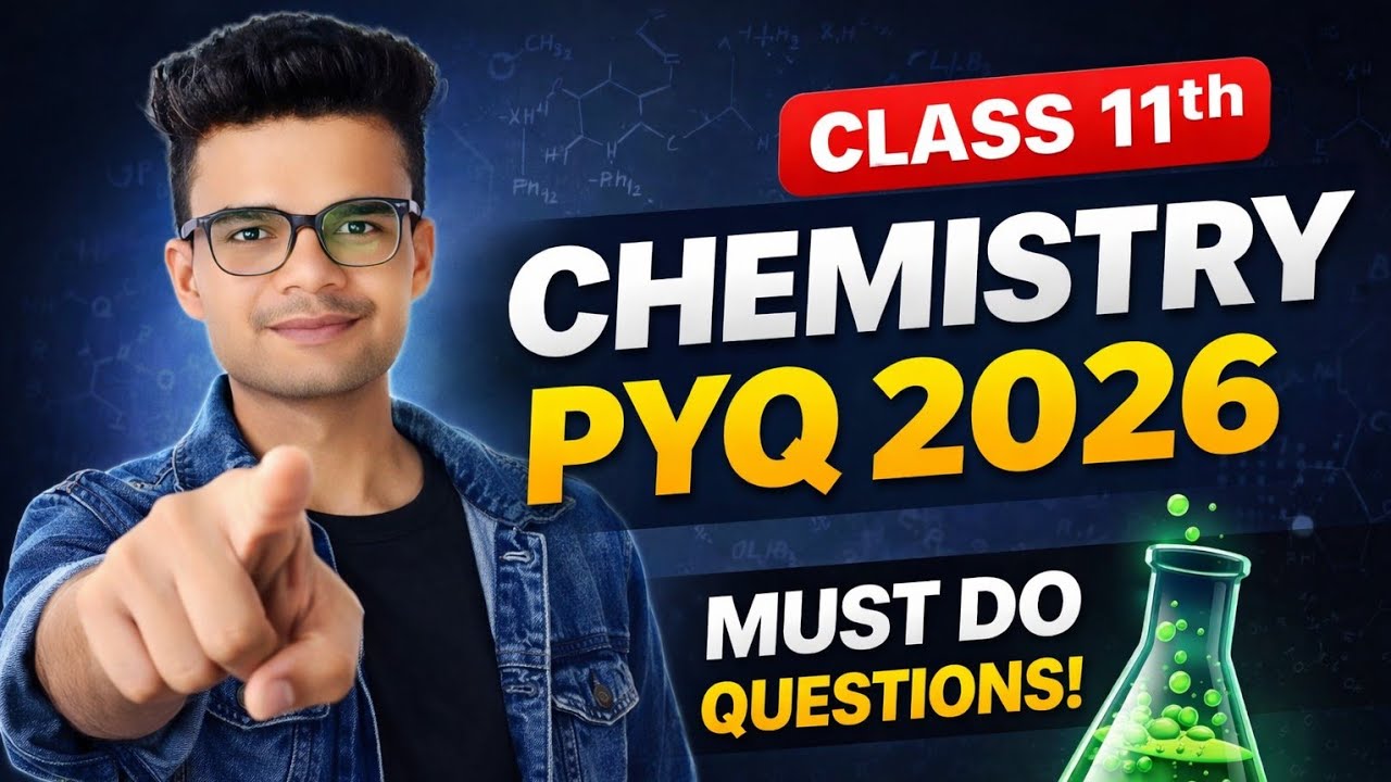 Class 11th | Chemistry | PYQ 2026 #chemclue #class11chemistry