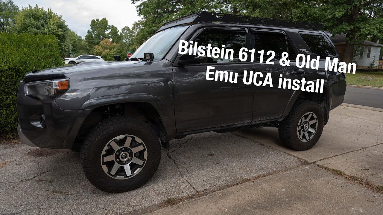 Bilstein 6112 & Old Man Emu Upper Control Arm Install on 5th Generation Toyota 4Runner