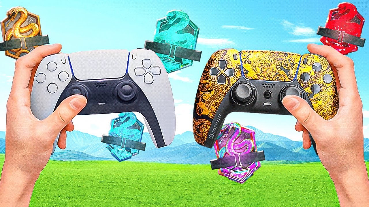 Regular Vs Modded Controller in Every Rank! - Is it cheating?