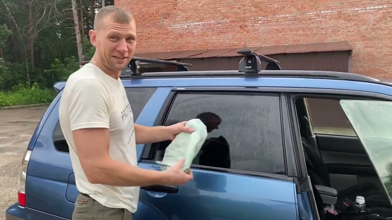 Тест Субару Форестер в грязи. Вытаскиваю хонду стрим.
