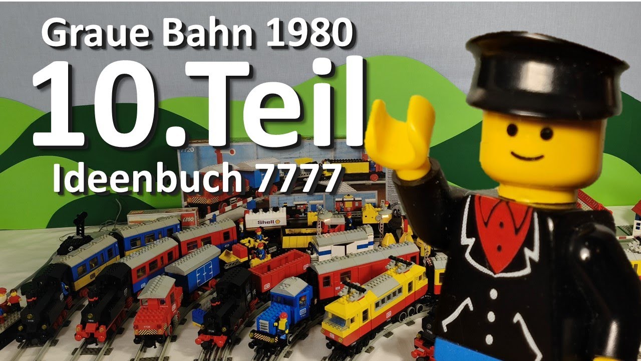 Umbau der LEGO® 12V Schlepptender Dampflok 7750 aus dem Ideenbuch 7777