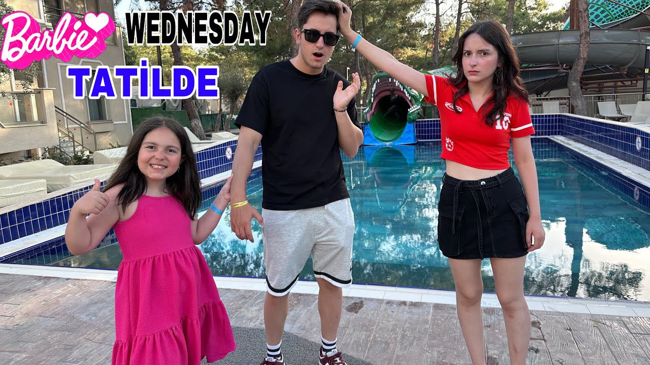 WEDNESDAY ADDAMS ENESİN SAÇINI ÇEKTİ‼️PRENSES HİRANUR ZEYNEP 