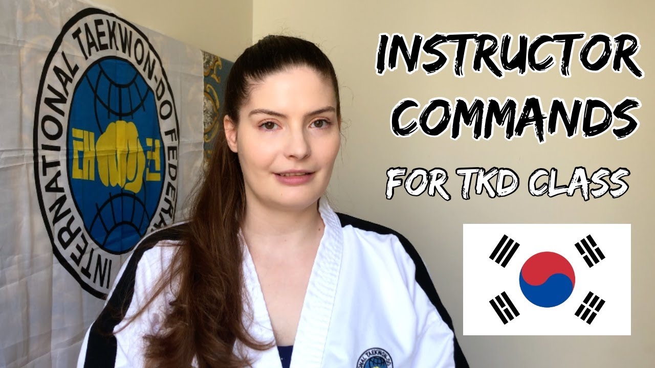 Instructor Commands to Lead a Taekwon-do Class🥋Korean Terminology 🇰🇷