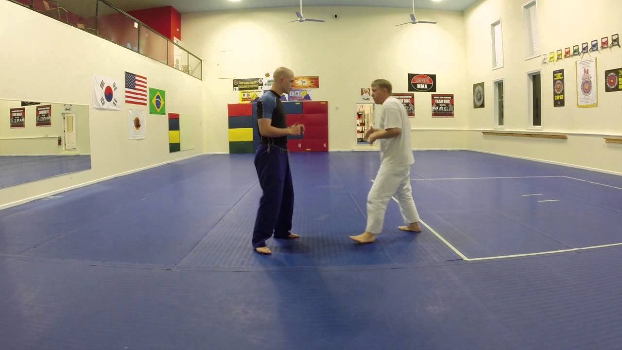 Two Fundamental Takedowns from the Clinch