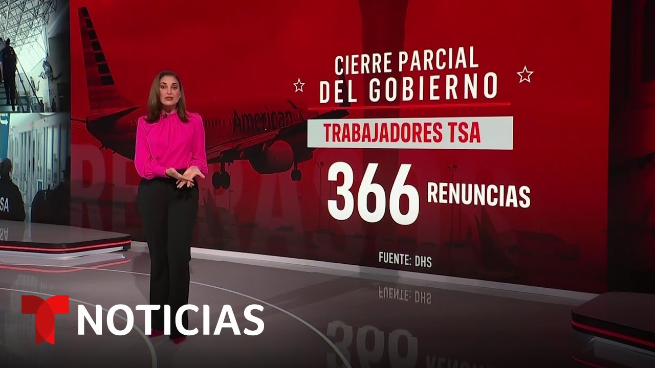 Se intensifica el caos en los aeropuertos por la falta de trabajadores de TSA | Noticias Telemundo
