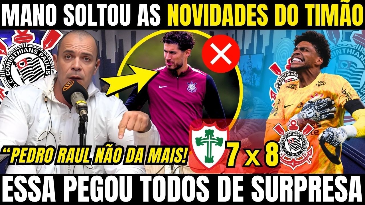 MANO SOLTOU AS ÚLTIMAS NOTÍCIAS DO CORINTHIANS APÓS CLASSIFICAÇÃO NO CAMPEONATO PAULISTA