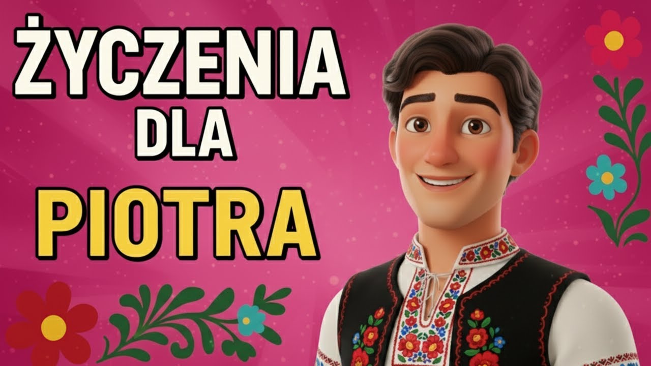Życzenia imieninowe dla PIOTRA 💐 Wesoła piosenka z życzeniami | Disco Polo Biesiada