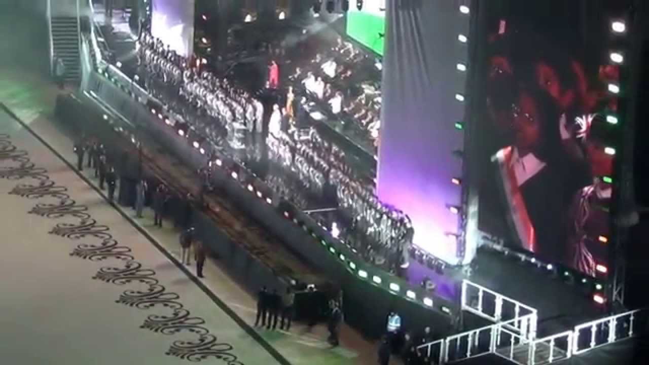UK Welcome Modi - Wembley Stadium - National Anthems