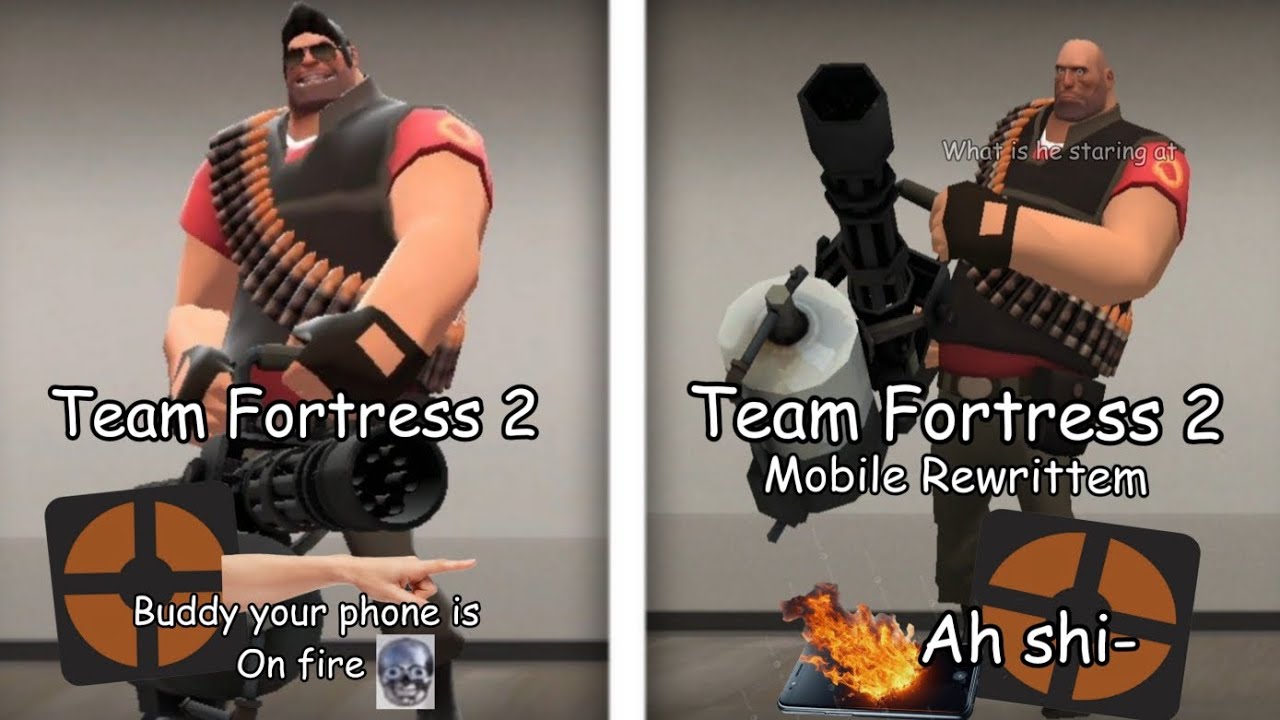 Team Fortress 2 против Team Fortress 2 Mobile: переписано