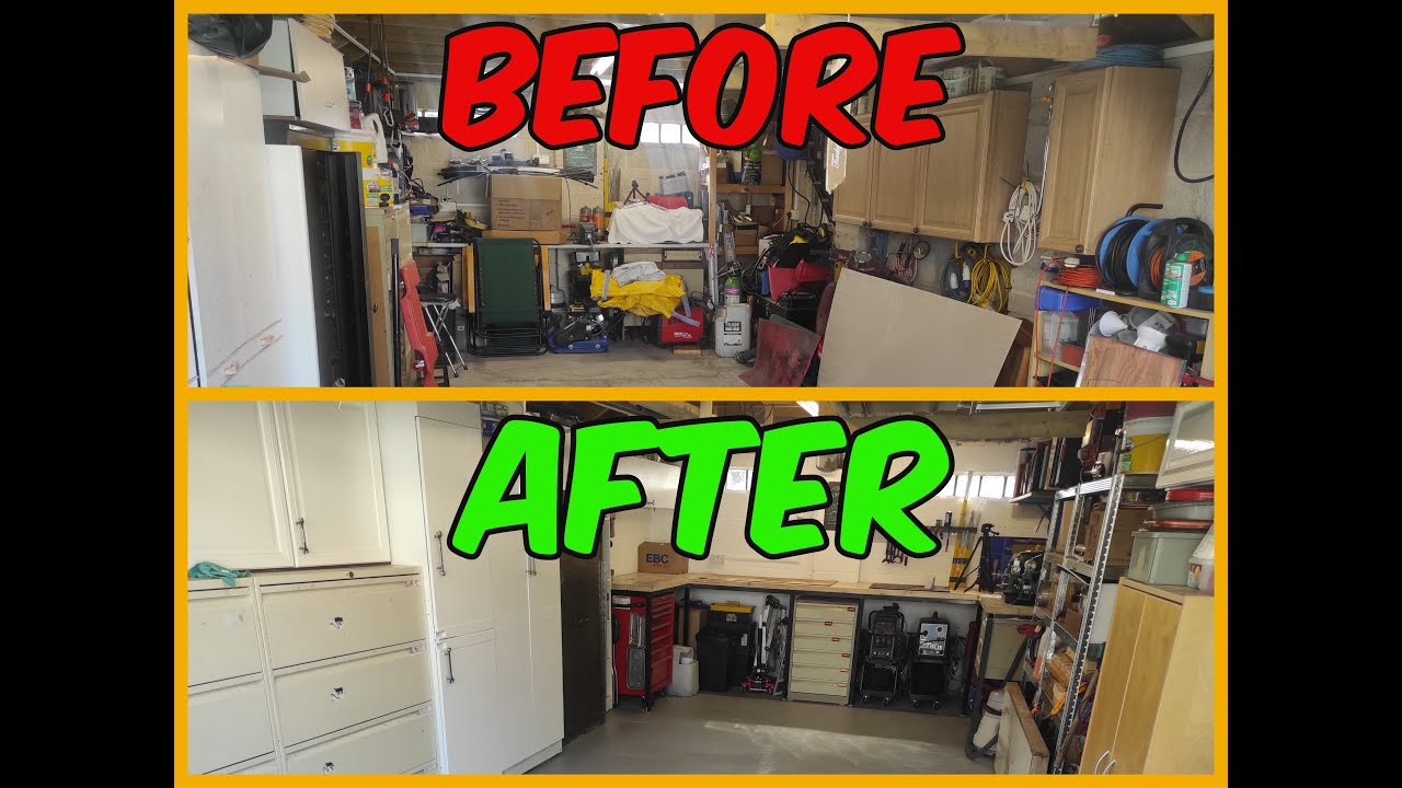 Timelapse of garage transformation