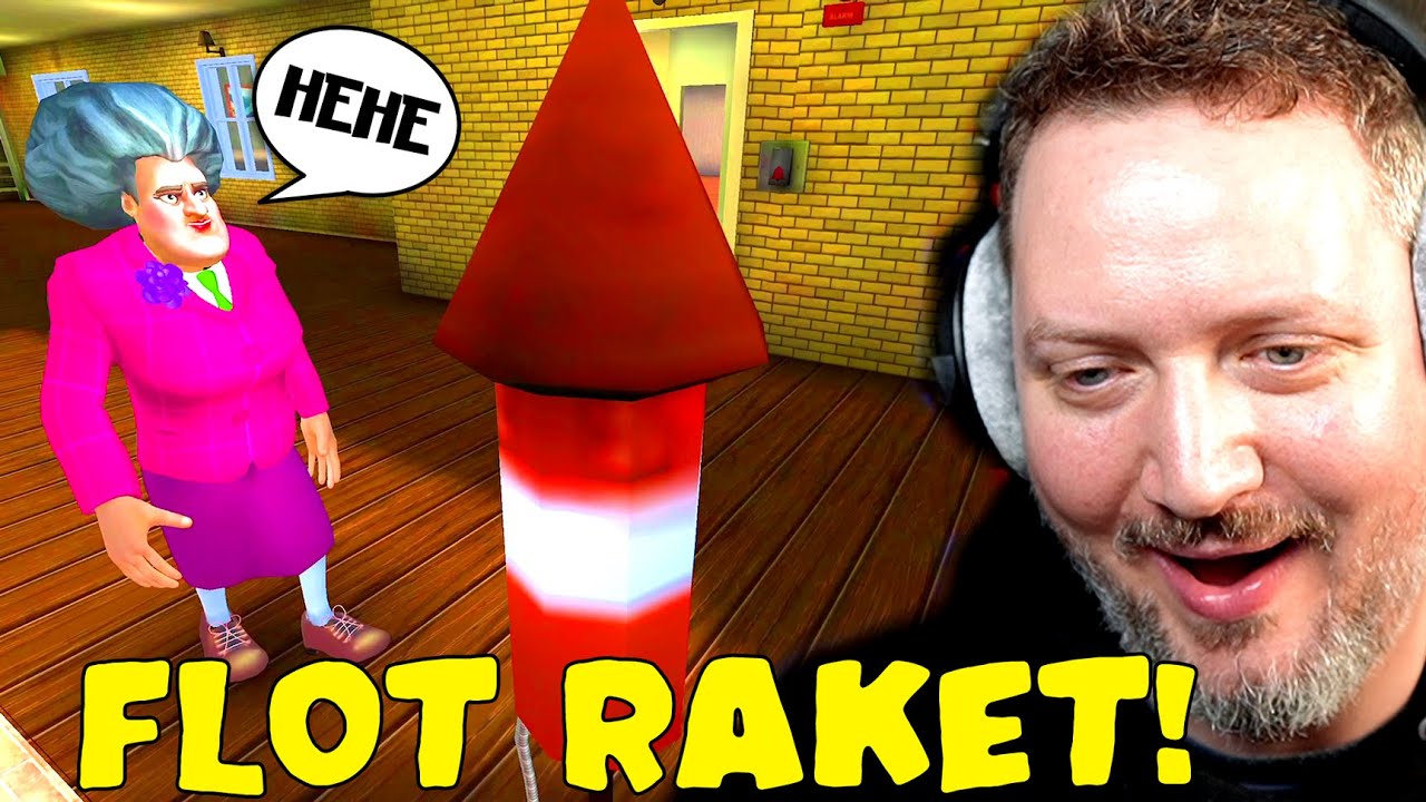 Min Lærers *STORE RAKET*!😱 - Scary Teacher 3D #4