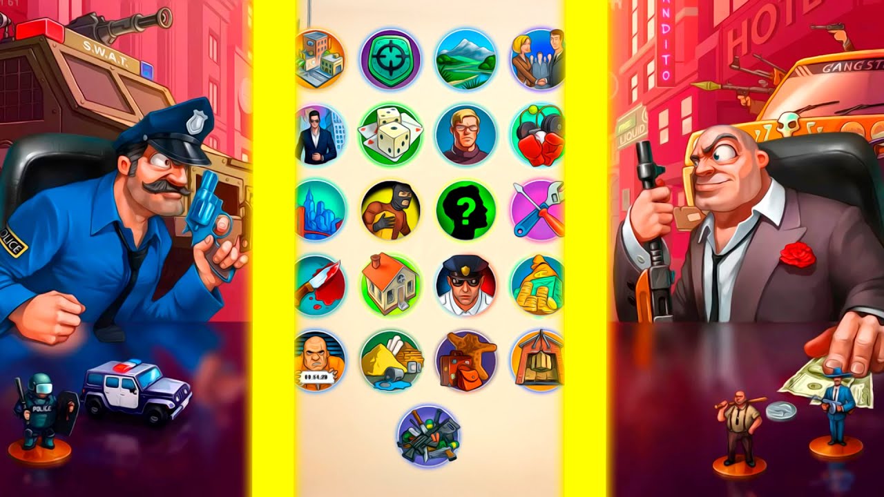 CRIANDO uma CIDADE de CRIMINOSOS e POLICIAIS em Doodle Mafia 📱🎮