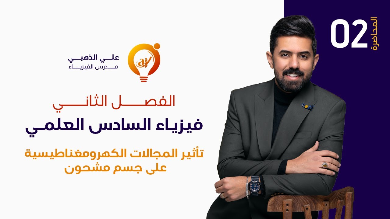 فيزياء السادس العلمي 2023 | المحاضرة (2) |الفصل الثاني| تأثير المجالات الكهرومغناطيسية على جسم مشحون