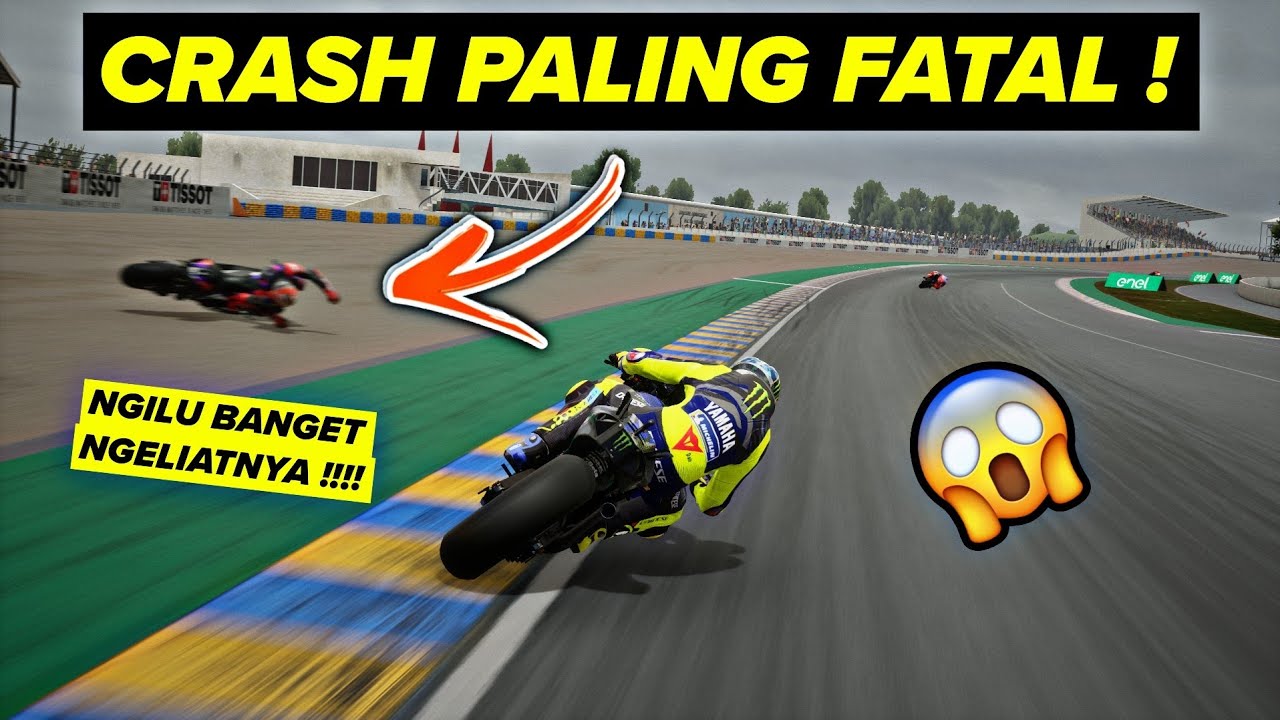 CRASH MACAM APA INI !!!! PARAH BANGET !!! -MOTOGP24 CAREER 30