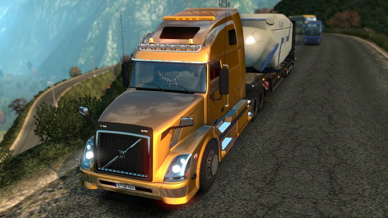 ETS2 | Caminos Extremos | Mucha Subida Volvo VNL 670