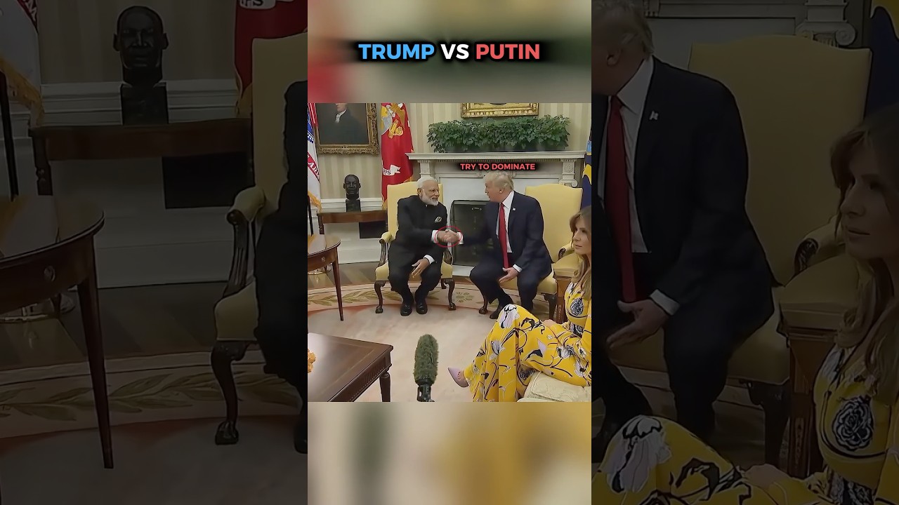 Modi with Trump 😳 vs Modi with Putin 🤝❤️ | Watch the Difference 🔥