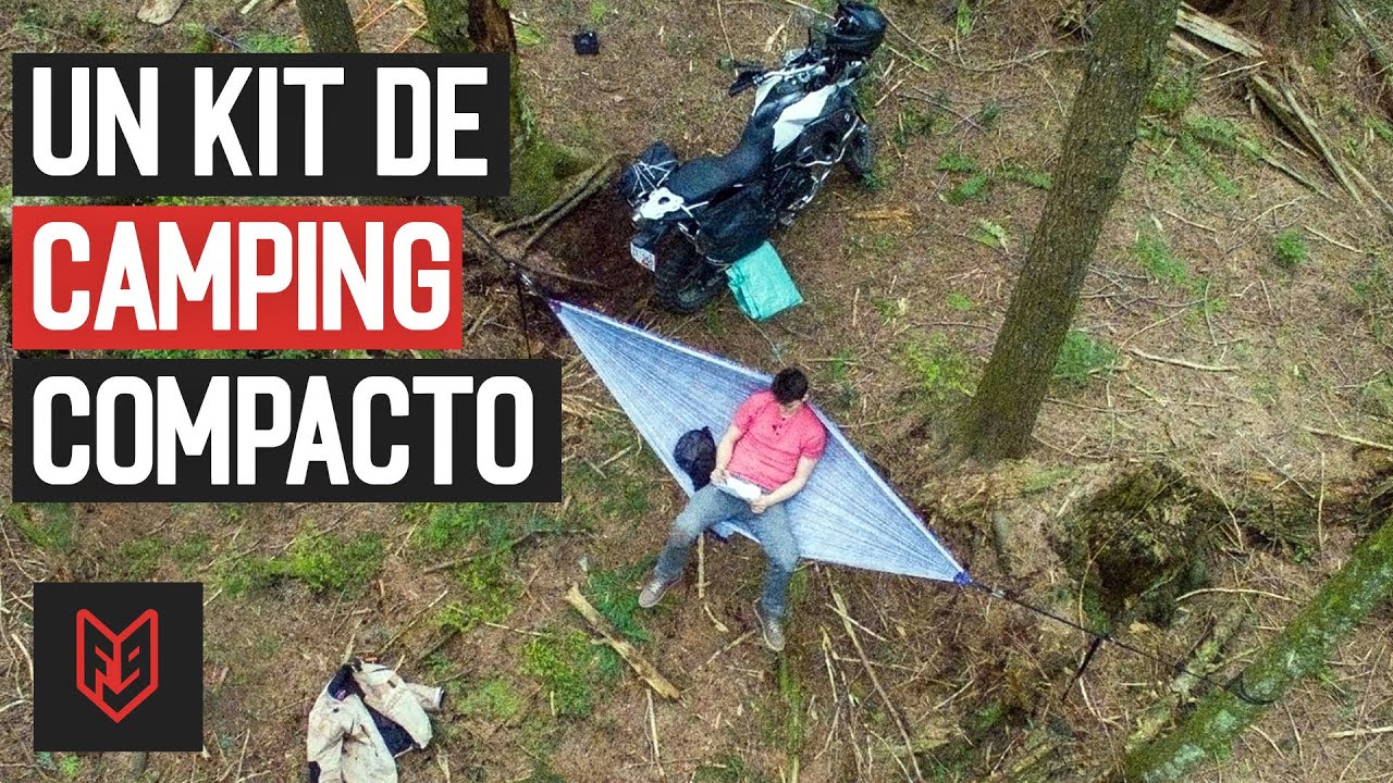 El kit de camping para motocicleta más pequeño