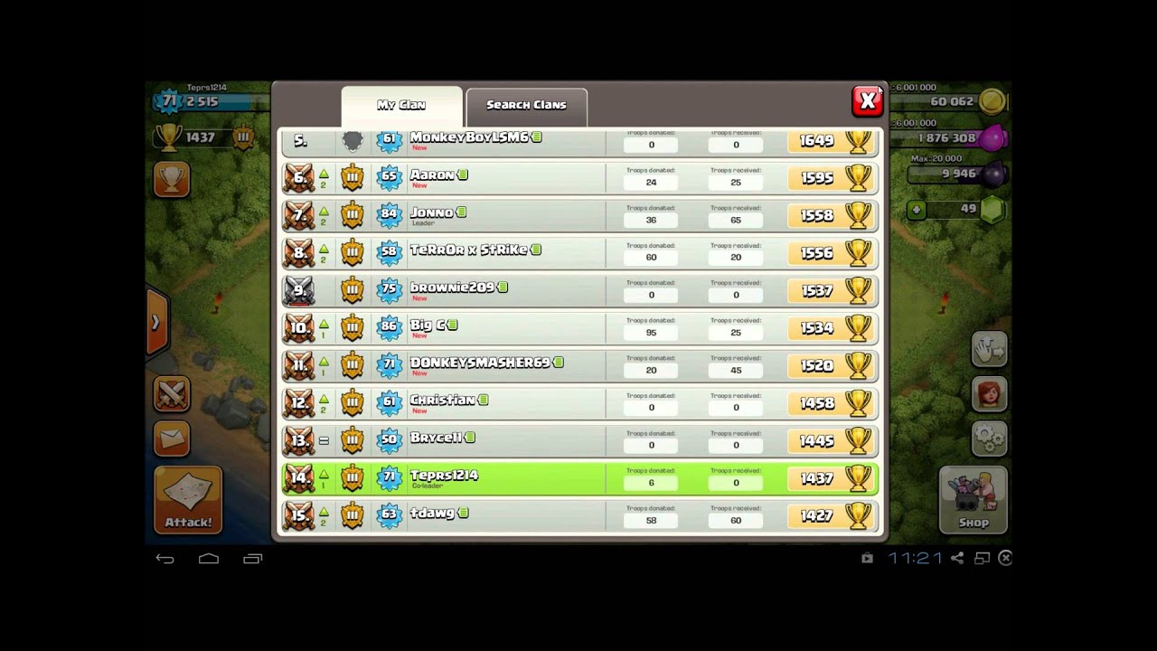Clash of Clans Youtube Dynasty Clan