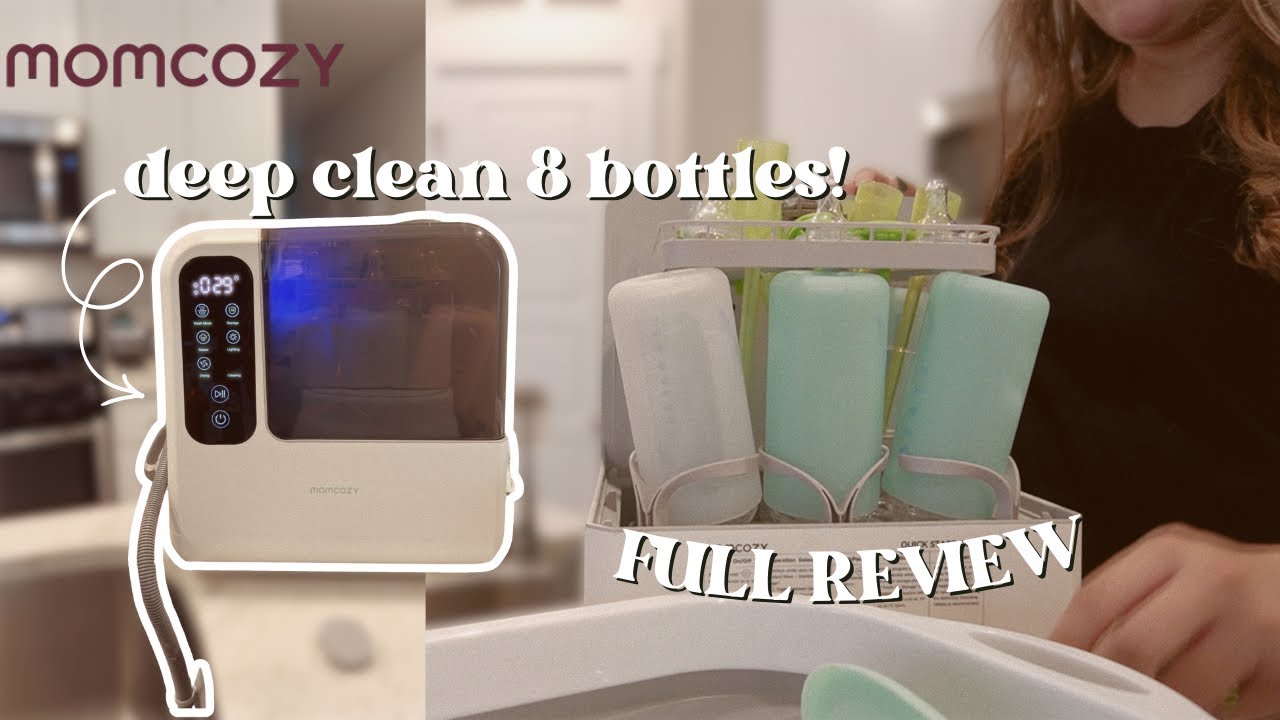 Momcozy Deep Clean Baby Bottle Washer (D8) First Impressions and Review