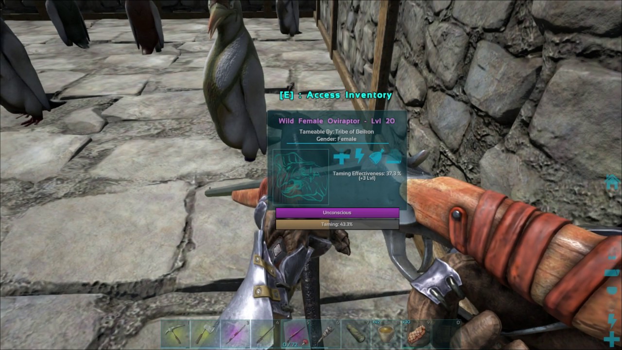 Using Tranq Darts or Arrow to keep Dino asleep while taming is BAD - Ark Ragnarok