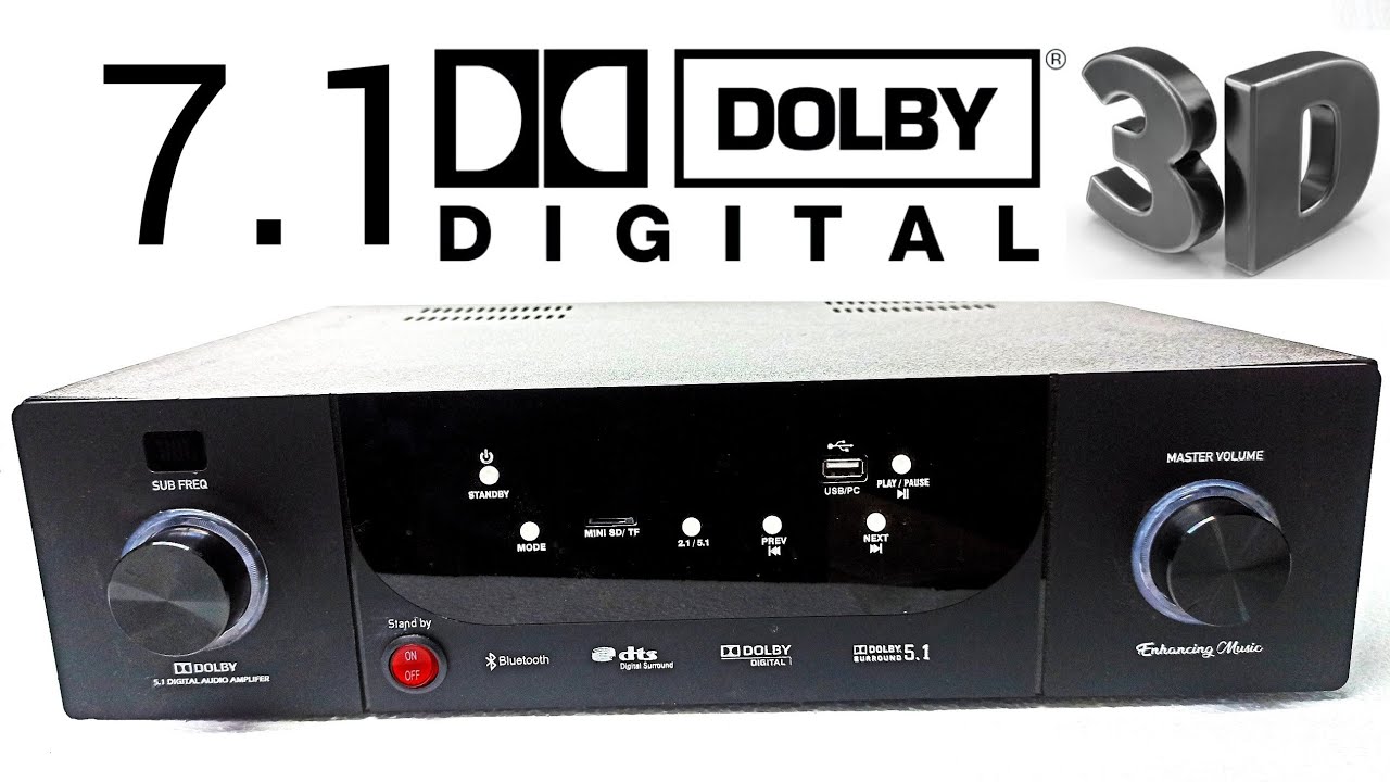 7.1  Dolby digital amplifier new update kit # higher end (model  number : TA 1020  V2 )