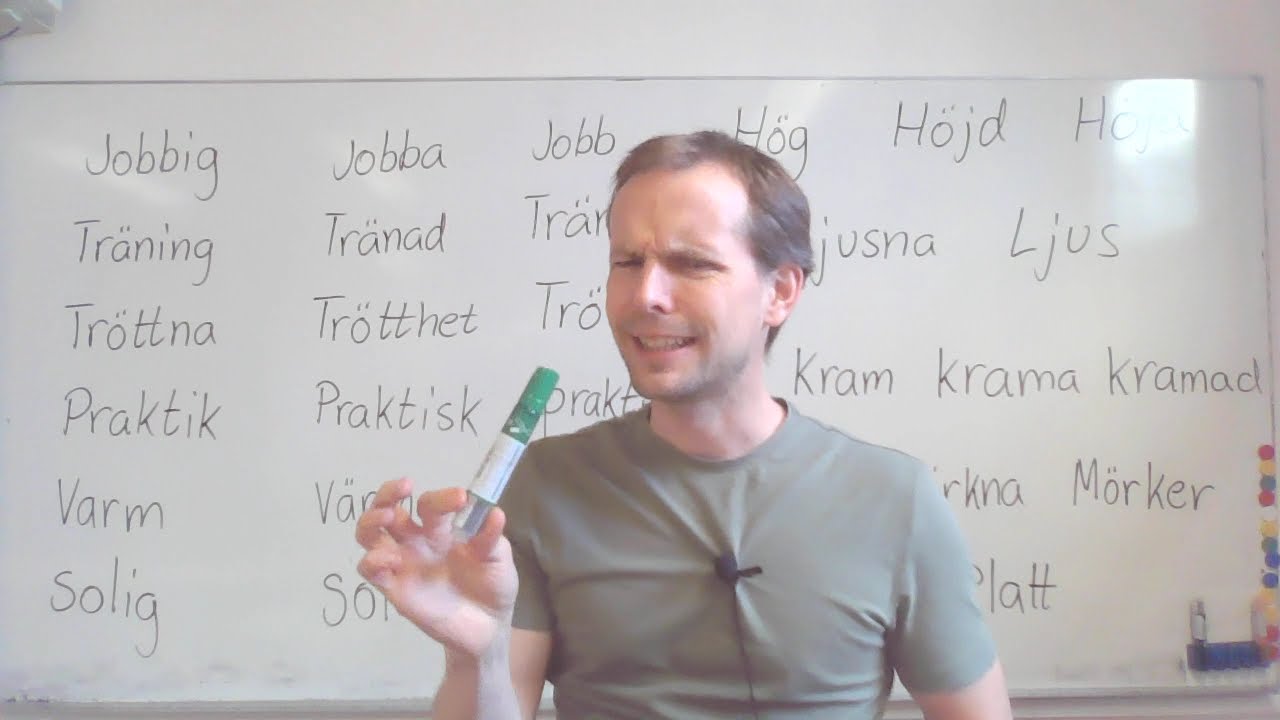 Substantiv, adjektiv eller verb (övning)