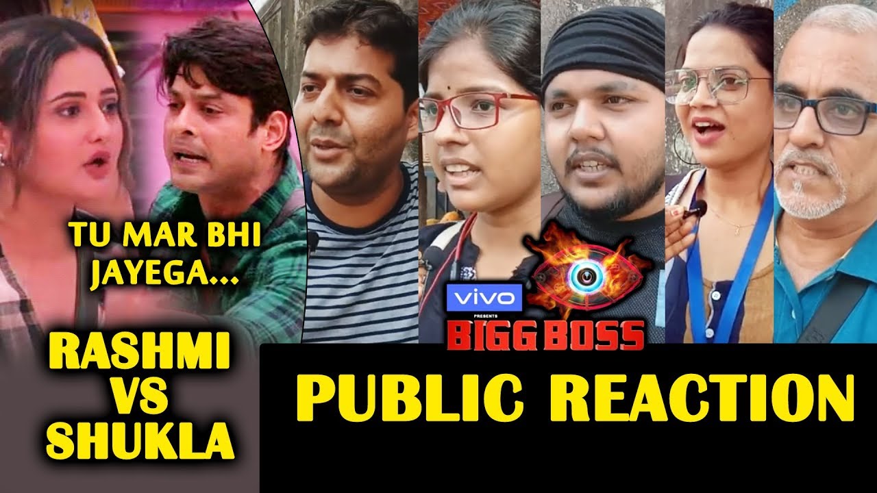 Bigg Boss 13 | Rashmi Vs Siddharth Shukla BIG FIGHT | PUBLIC REACTION | BB 13