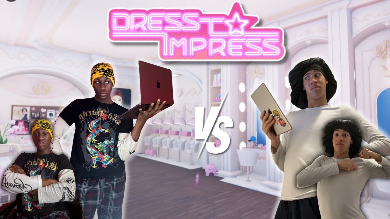 PLAYING DRESS TO IMPRESS ft. @JJAV00NN * who can dress better ? *