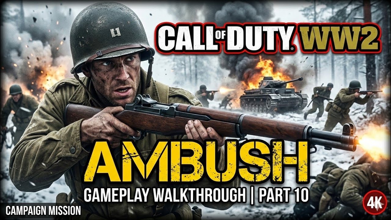 𝐂𝐚𝐥𝐥 𝐨𝐟 𝐃𝐮𝐭𝐲 𝐖𝐖𝟐 𝐆𝐚𝐦𝐞𝐩𝐥𝐚𝐲 𝐖𝐚𝐥𝐤𝐭𝐡𝐫𝐨𝐮𝐠𝐡 Part 10 - AMBUSH ( 𝐂𝐚𝐦𝐩𝐚𝐢𝐠𝐧 𝐌𝐢𝐬𝐬𝐢𝐨𝐧)