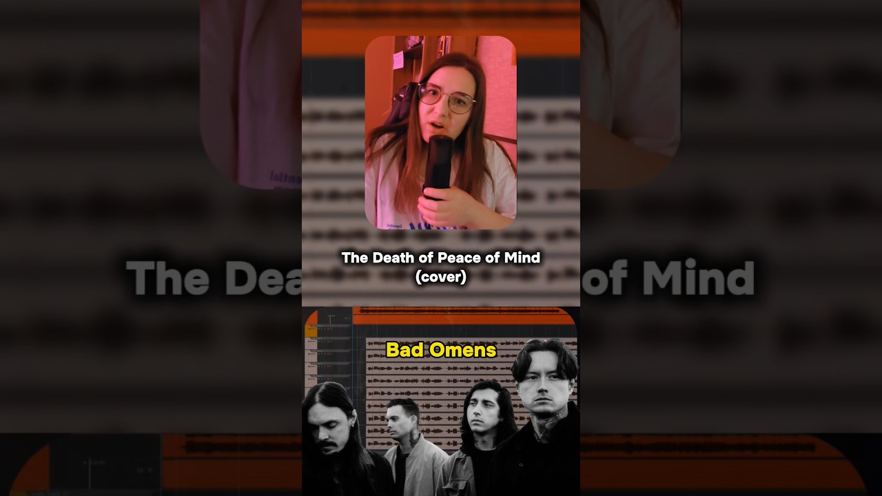 the death of peace of mind - bad omens (cover) #badomens #cover #singer