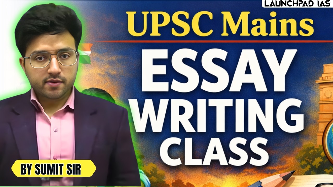 UPSC Mains Essay Writing Class | Sumit Sir | Best IAS Academy | 8999396000