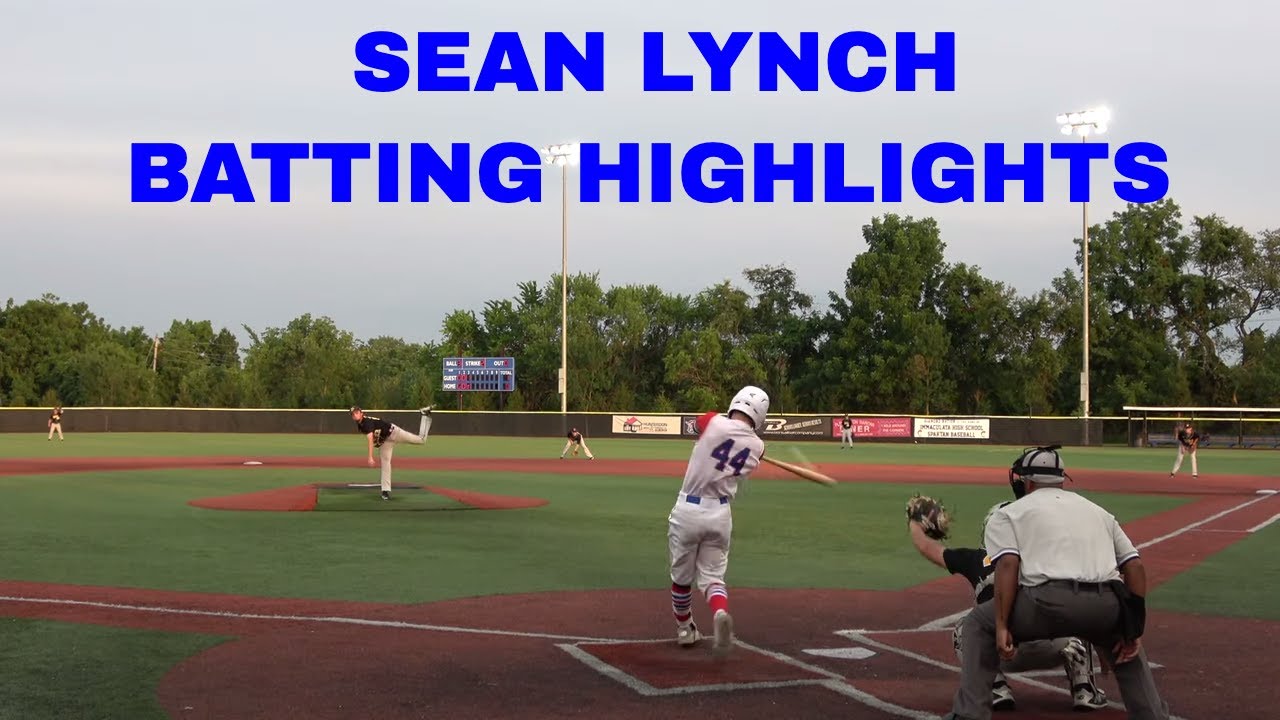SEAN LYNCH SUMMER BATTING HIGHLIGHTS FOR THE CRUSADERS BASEBALL CLUB